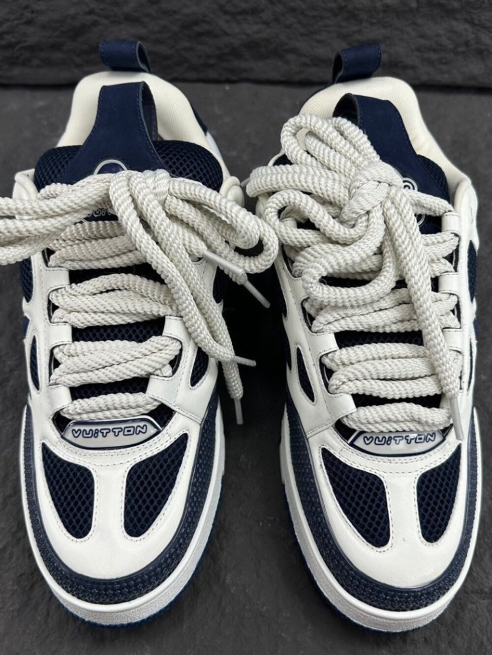 LV Skate (sk8) With since54 & Mongram logo Blue/white